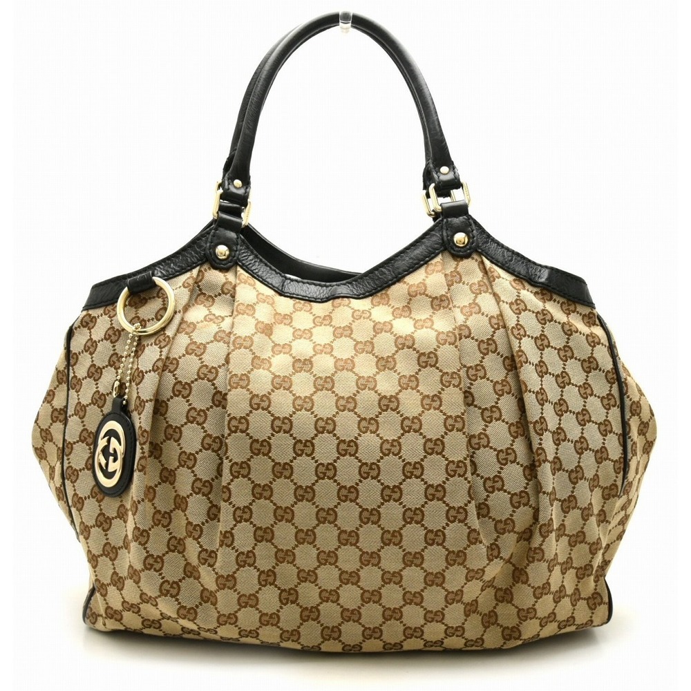Gucci GG Bag Khaki Shoulder - Picture 2 of 9